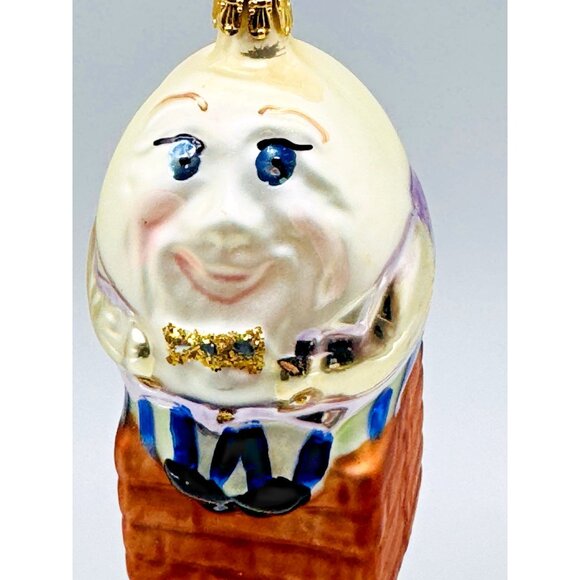 Old World Christmas Blown Glass Humpty Dumpty Wall Christmas Ornament 2001 - Picture 2 of 9